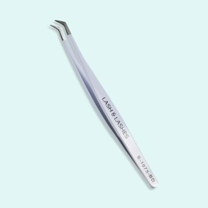 Lash & Lashes S-1075-BD Short Needle nose, Volume tweezer