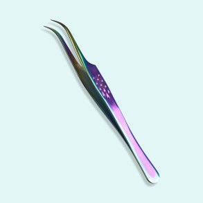 Universal eyelash tweezer for 1D-6D, Plasma Multicolor MCS-24A