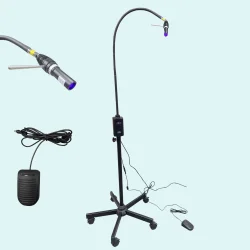 Triple-Lens UV/LED Vippelampe  Drejeligt Hoved &amp; Justerbart Fokus