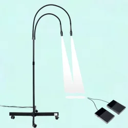 Dobbelt UV/LED Vippelampe  Justerbar Fokus &amp; Lysvalg