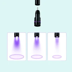 Duo UV/LED Vippelampe  Justerbar Lysstyrke &amp; Fokus