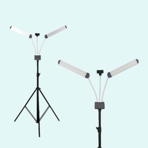 LED-lampe med Dobbel Fleksibel Arm