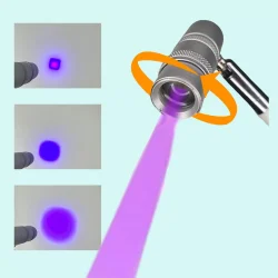 UV Vippelampe  Roterbart Hoved &amp; Justerbar Lysstyrke